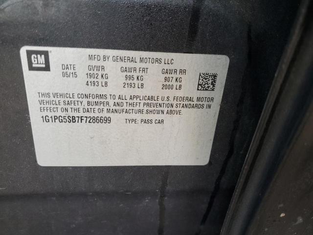 2015 CHEVROLET CRUZE LTZ - 1G1PG5SB7F7286699