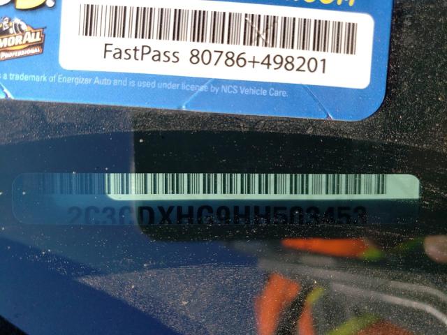 2017 DODGE CHARGER SX - 2C3CDXHG9HH503453