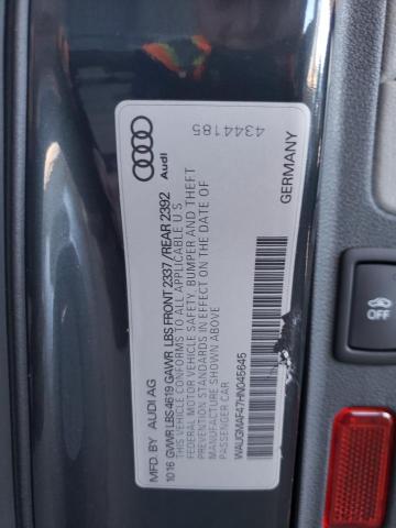 WAUGMAF47HN045645 | 2017 Audi a4 ultra premium