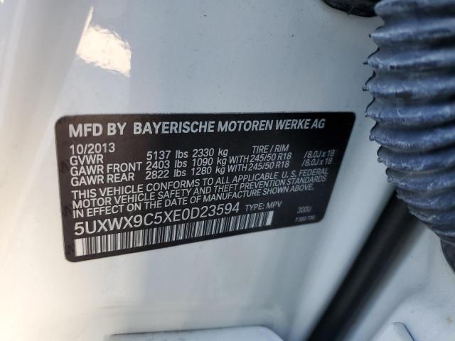 5UXWX9C5XE0D23594 | 2014 BMW X3 XDRIVE2