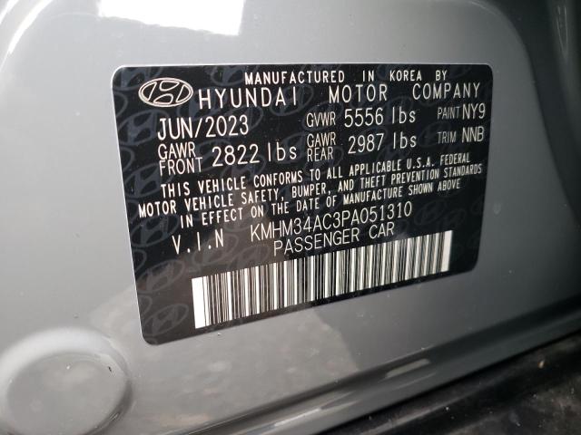 KMHM34AC3PA051310 | 2023 HYUNDAI IONIQ 6 SE