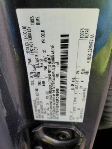 2016 FORD F150 CREW - 1FTEW1EP9GFD18206