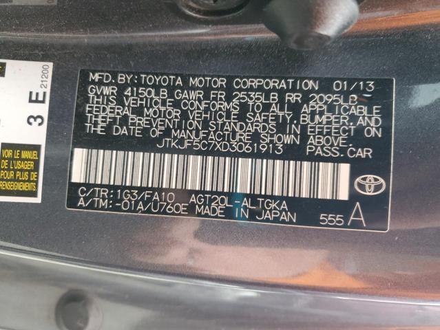 JTKJF5C7XD3061913 2013 Toyota Scion Tc