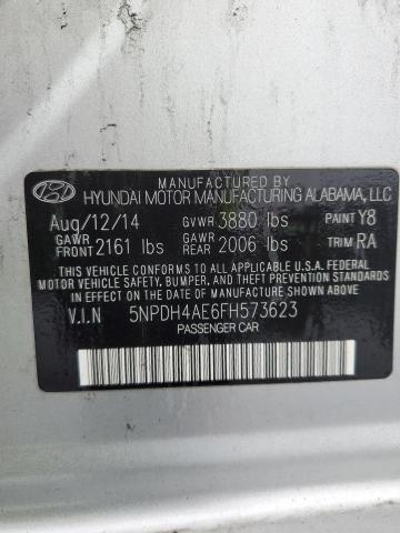 5NPDH4AE6FH573623 | 2015 HYUNDAI ELANTRA SE