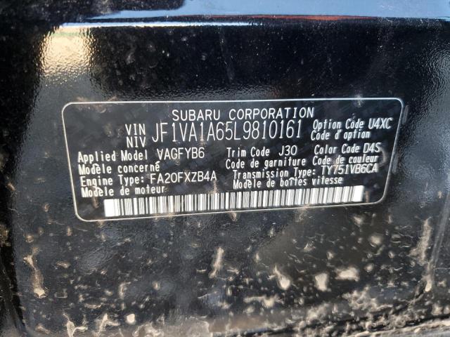 2020 SUBARU WRX - JF1VA1A65L9810161