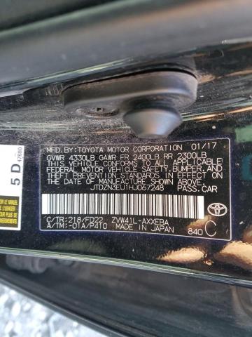 JTDZN3EU1HJ067248 | 2017 Toyota prius v