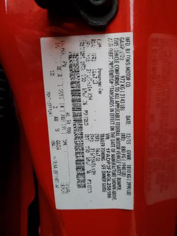 2016 Ford Focus Se VIN: 1FADP3F24GL258186 Lot: 78295213