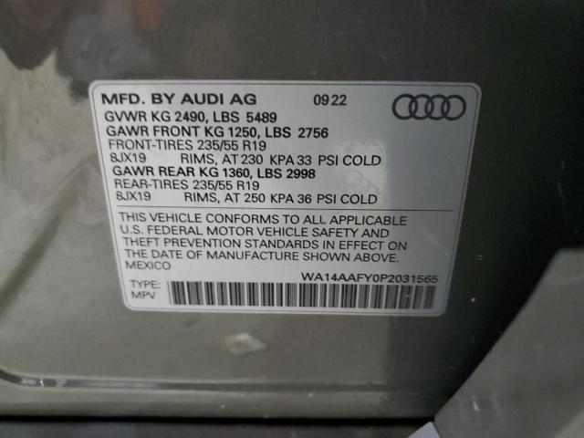 2023 AUDI Q5 SPORTBA - WA14AAFY0P2031565