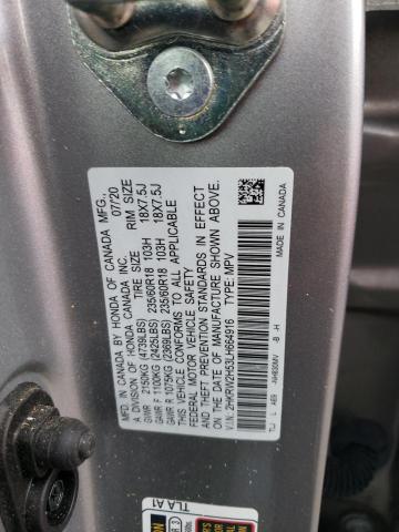 2HKRW2H53LH664916 | 2020 HONDA CR-V EX