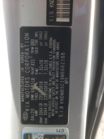 KNDMB5C19M6662188 | 2021 KIA SEDONA LX