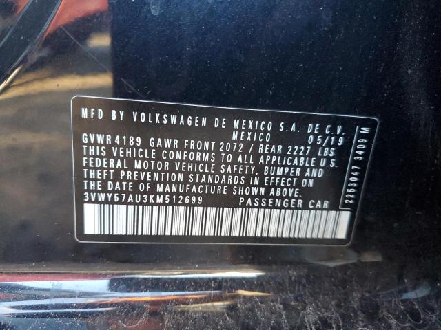 2019 VOLKSWAGEN GOLF SPORT - 3VWY57AU3KM512699