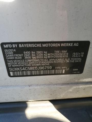 VIN 5UXKS4C58E0J96759 2014 BMW X5, Xdrive35D no.12