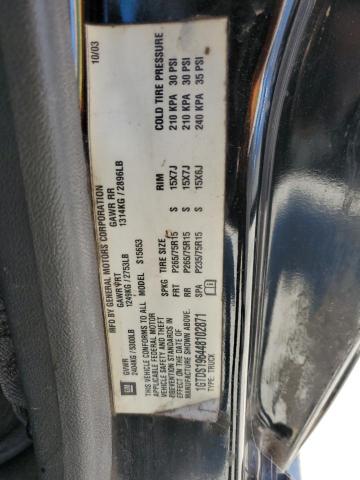 2004 GMC Canyon VIN: 1GTDS196448102871 Lot: 79158503