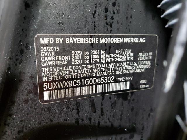 5UXWX9C51G0D65302 2016 BMW X3 - Image 12