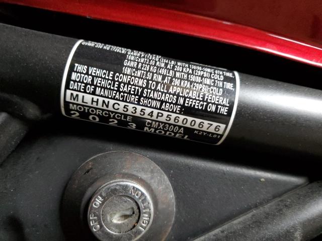 2023 HONDA CMX300 A MLHNC5354P5600676