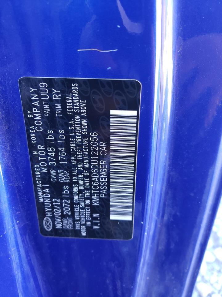 KMHTC6AD6DU122056 2013 Hyundai Veloster