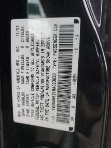 19UUA66218A023658 | 2008 Acura tl