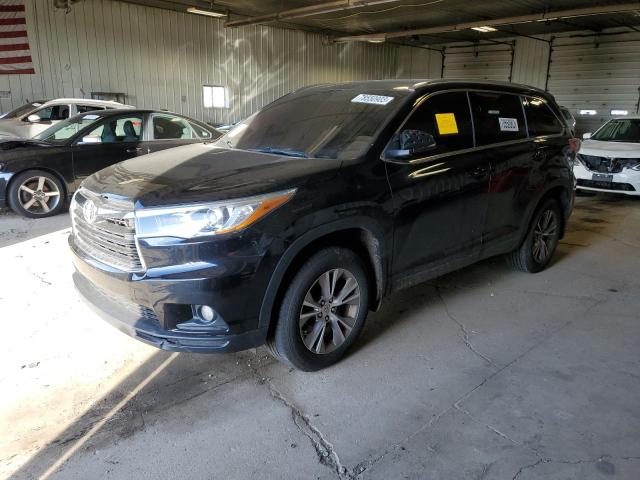 VIN 5TDJKRFH5FS177004 2015 Toyota Highlander, Xle no.1