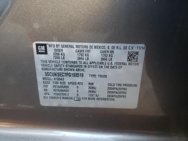 2015 CHEVROLET SLVRADO SS 3GCUKSEC7FG193519