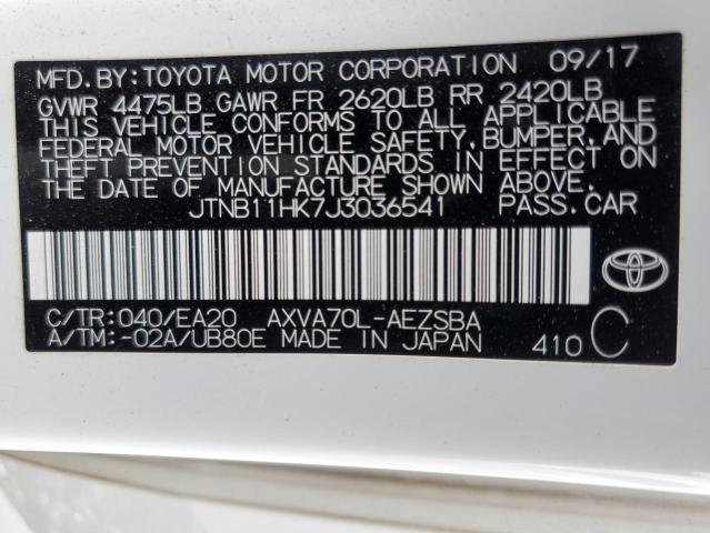 2018 TOYOTA CAMRY L - JTNB11HK7J3036541