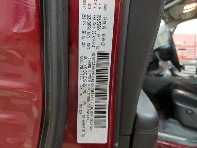 Image 14 of 2018 Dodge Durango salvage vehicle - Lot #80522303 at Copart