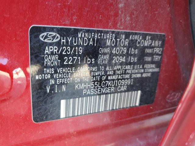 2019 HYUNDAI ELANTRA GT - KMHH55LC7KU109991