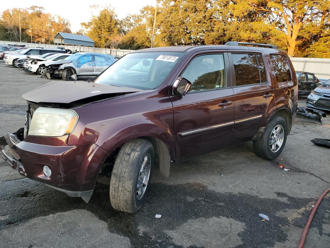 5FNYF38919B006345 2009 Honda Pilot Touring