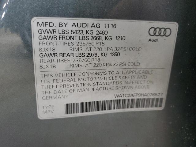 VIN WA1C2AFP9HA076527 2017 Audi Q5, Premium no.12