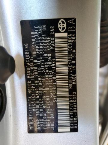 5YFBURHE5HP714984 2017 Toyota Corolla L