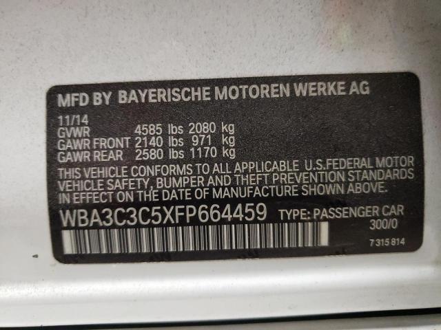 WBA3C3C5XFP664459 | 2015 BMW 320 I XDRI