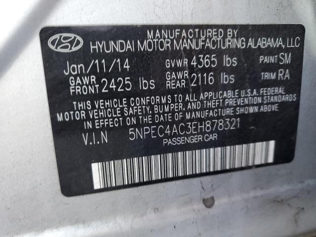 5NPEC4AC3EH878321 | 2014 HYUNDAI SONATA SE