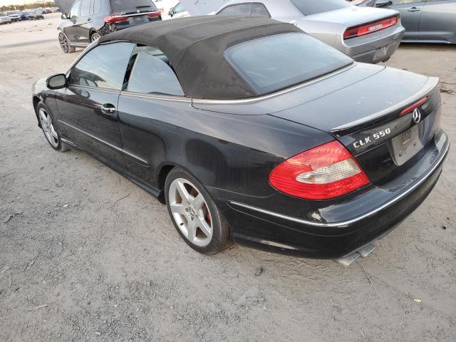 MERCEDES-BENZ CLK 550 2007 black  gas WDBTK72F07T082837 photo #3