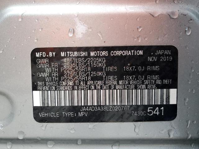 JA4AD3A38LZ020767 | 2020 Mitsubishi outlander se