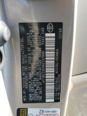 2006 TOYOTA CAMRY LE 2006 TOYOTA CAMRY LE