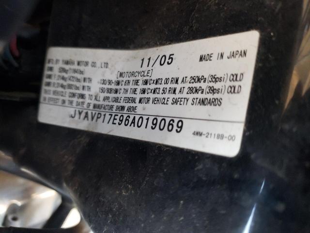 2006 YAMAHA XV1700 A JYAVP17E96A019069