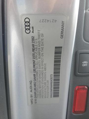 WAULNAF44HN043573 2017 AUDI A4, photo no. 12