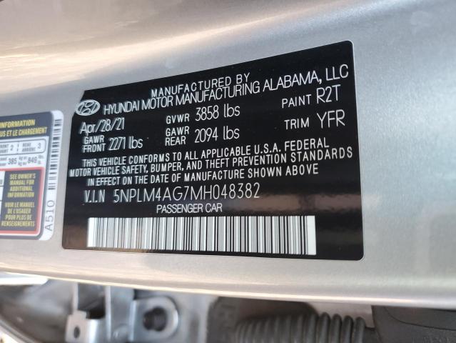 5NPLM4AG7MH048382 | 2021 HYUNDAI ELANTRA SE