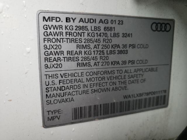 VIN WA1LXBF79PD011178 2023 Audi Q7, Premium Plus no.13