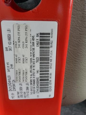 1D7HA18D44S660491 2004 Dodge Ram 1500 St