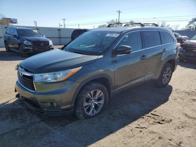 VIN 5TDKKRFH4ES033494 2014 Toyota Highlander, Xle no.1