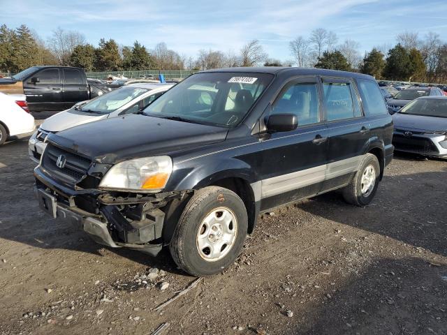 2HKYF18105H564729 | 2005 Honda pilot lx