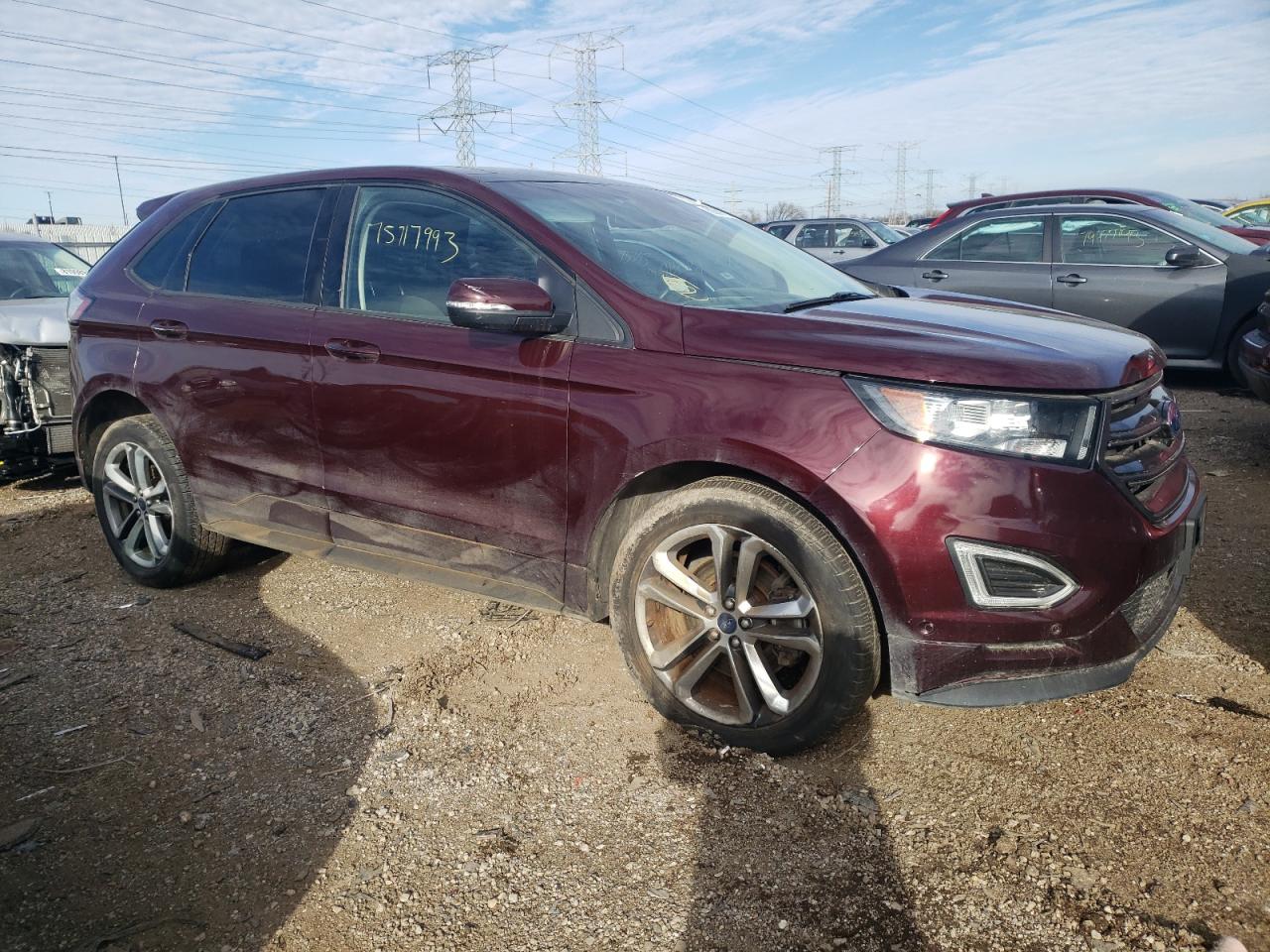 2017 Ford Edge Sport vin: 2FMPK4AP9HBC41718