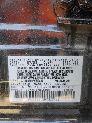 3N1AB8BV0PY313431 | 2023 NISSAN SENTRA S