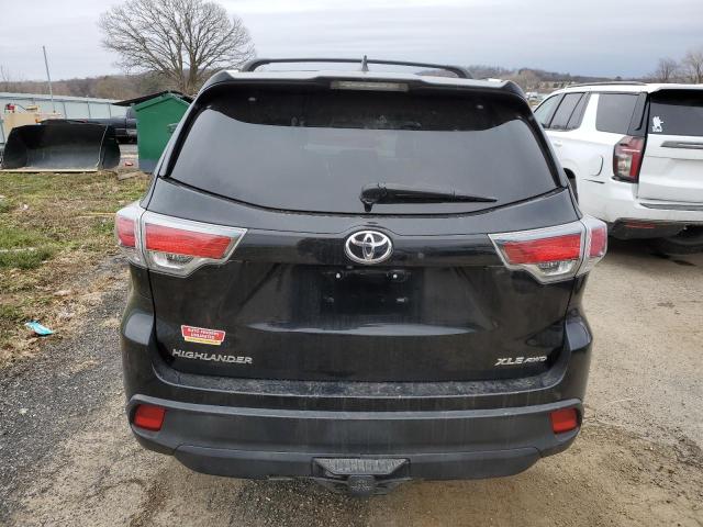 VIN 5TDJKRFH2ES045218 2014 Toyota Highlander, Xle no.6