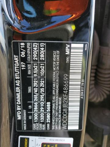 2019 MERCEDES-BENZ GLC 63 4MA WDC0G8JB2KF486699