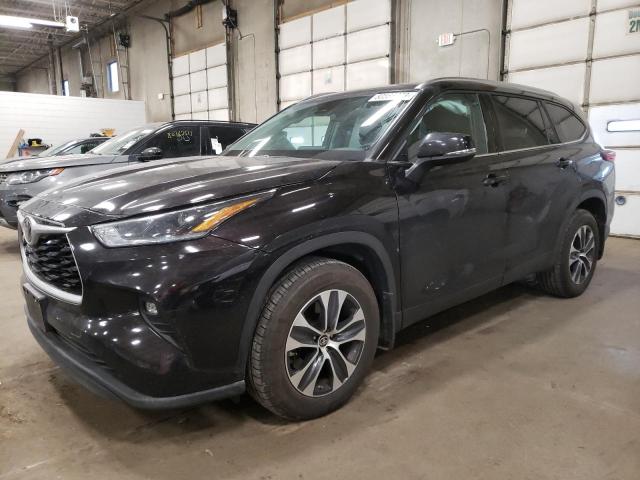 VIN 5TDHZRBH2MS075348 2021 Toyota Highlander, Xle no.1