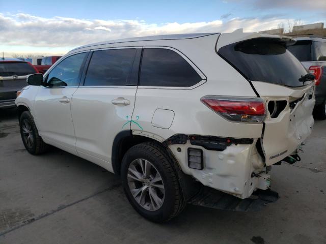 VIN 5TDKKRFHXFS040435 2015 Toyota Highlander, Xle no.2