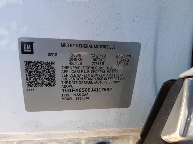 1G1FX6S09J4117682 | 2018 CHEVROLET BOLT EV PR