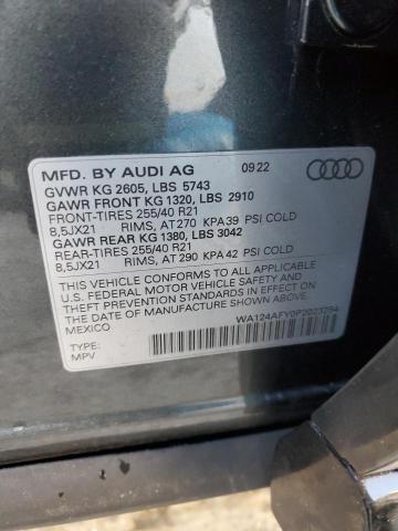 2023 AUDI SQ5 SPORTB WA124AFY0P2023254