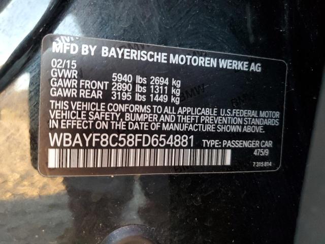 VIN WBAYF8C58FD654881 2015 BMW 7 Series, 750IL Lxi no.12